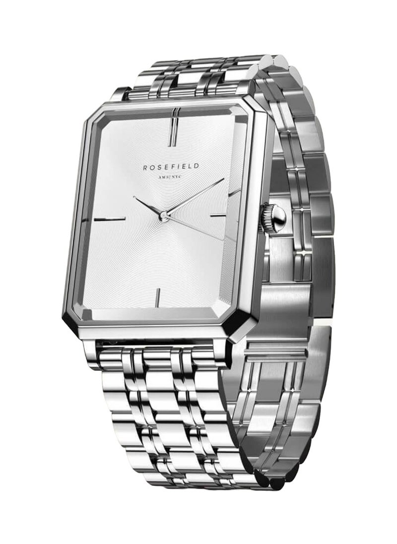 RoseField - Women's Octagon Silver Analog Quartz Stainless Steel Watch OCWSS-O41 - 23mm - Image 1