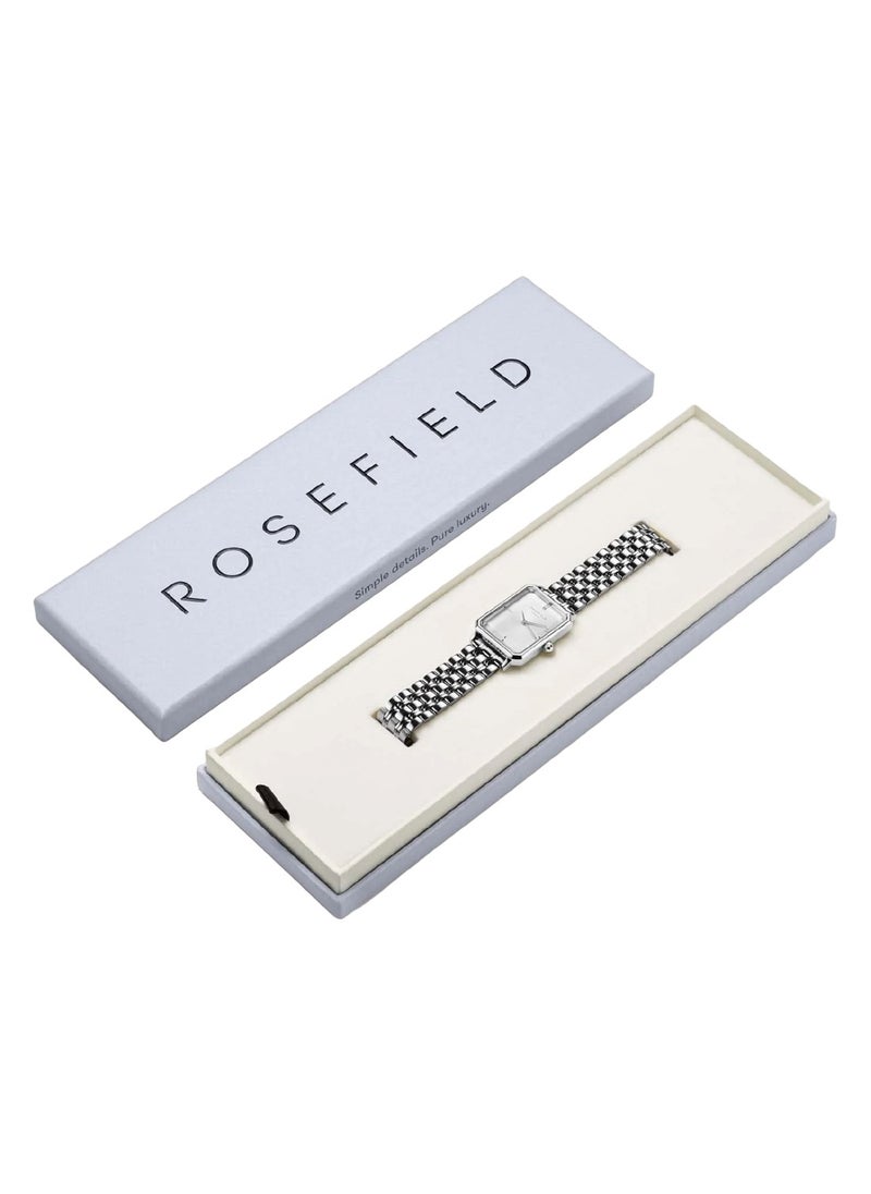 RoseField - Women's Octagon Silver Analog Quartz Stainless Steel Watch OCWSS-O41 - 23mm - Image 1