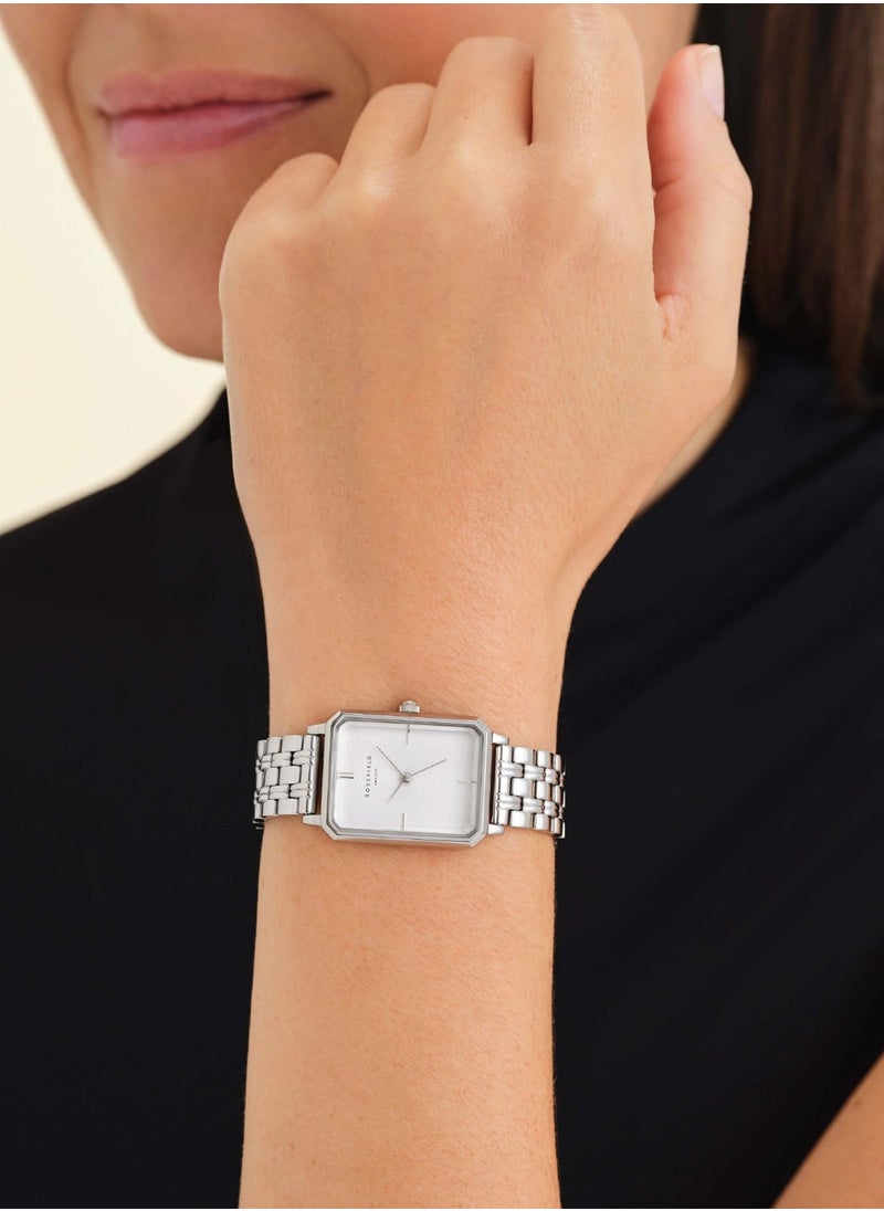 RoseField - Women's Octagon Silver Analog Quartz Stainless Steel Watch OCWSS-O41 - 23mm - Image 1