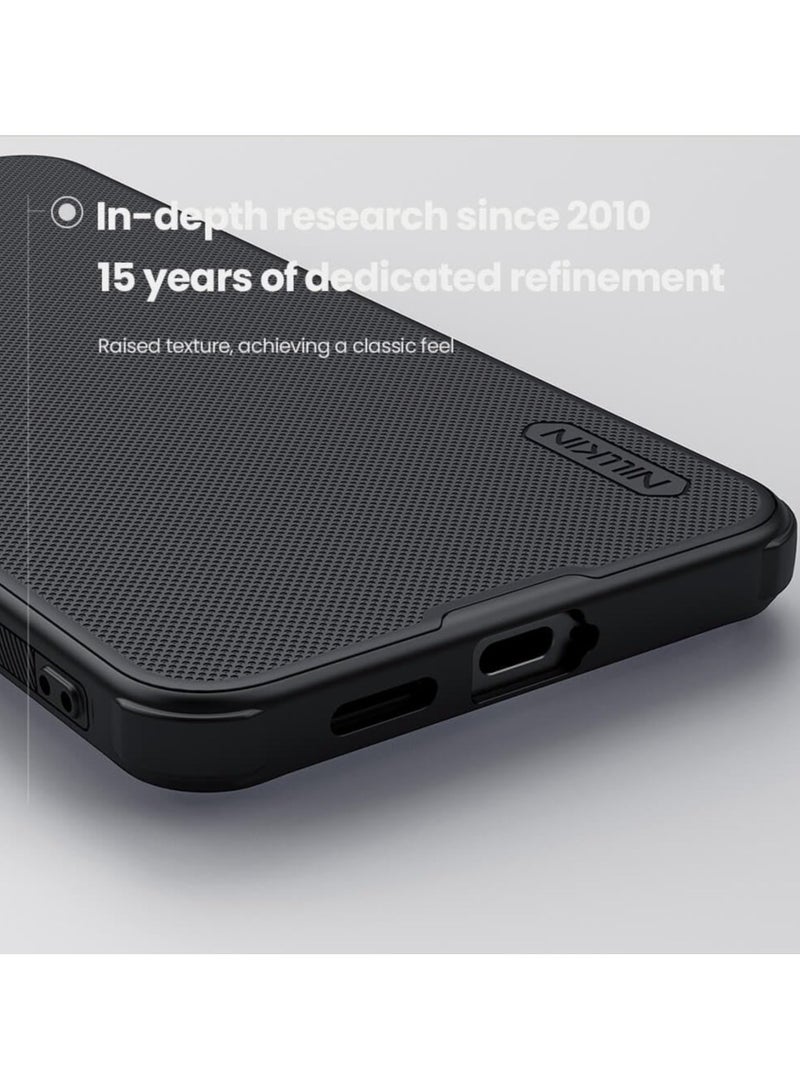 Nillkin Samsung Galaxy S25 Case  Super Frosted Shield Pro Matte PC Hard Back Cover Anti-scratch Protection Slim Design Samsung Galaxy S25 5G 2025 Black - Image 3