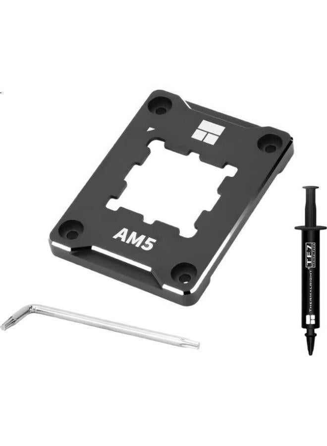 Thermalright (Leeman) Amd-Am5 Secure Frame Black Cpu Mounting Bracket Full Aluminum Alloy + Insulation Pad Cooling Accessory Amd-Asf Black - Image 3