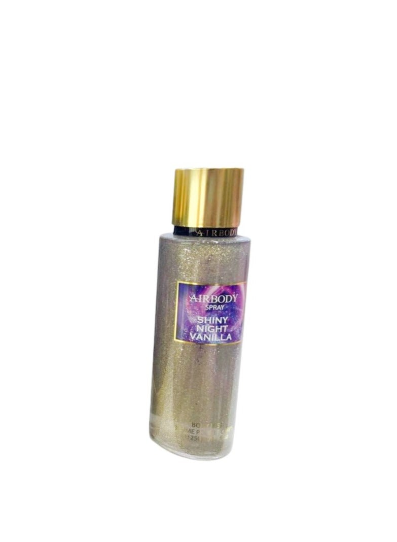 STAR BEJA Spray Shine Night Vanilla Body Mist 250ml Pack of 1 - Image 2