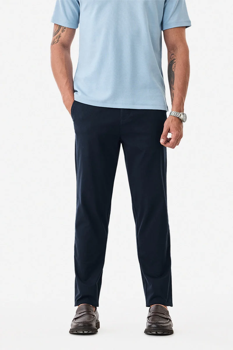 SNITCH Slim Fit Stretch Trousers