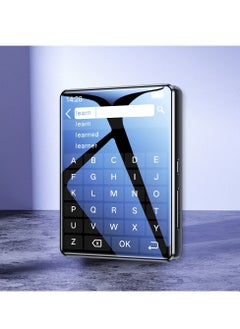 ارواق مشغل MP3، مشغل موسيقى بشاشة كاملة 2.4 بوصة، مشغل صوت ستيريو هاي فاي بلوتوث بشاشة لمس كاملة، مشغل راديو مسجل صوت قابل لإعادة الشحن مع مكبر صوت مدمج، (بدون بطاقة TF)  - Image 4
