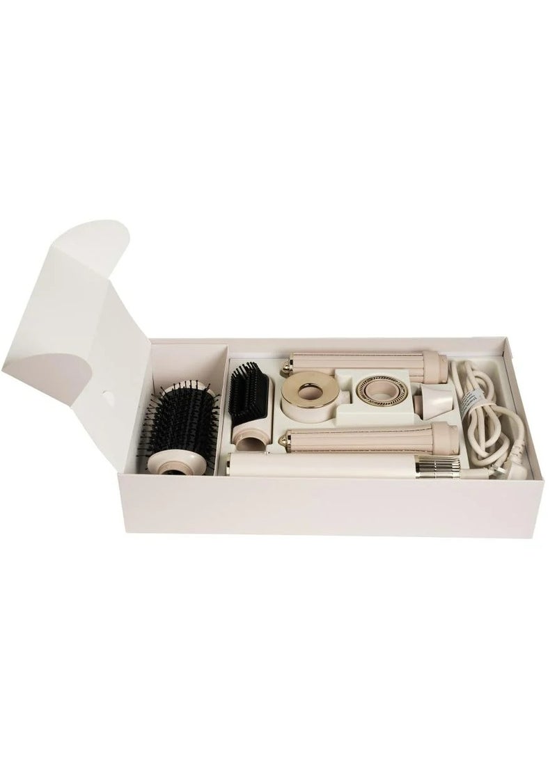 REBUNE Professional Ionic Hair Styler & Dryer with High-Speed BLDC Motor, 7 Attachments, 1300W Power pink - Image 4