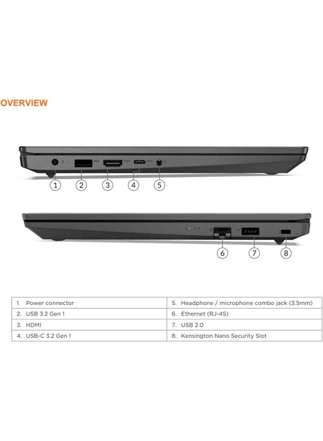 Lenovo V15 Gen 3 IAP  (Upgraded Version) Laptop With 15.6-Inch Full HD Display, Core i5-1235U Processor/8GB RAM/512GB SSD/Intel Iris Xe Graphics/Windows 11 OS English Business English Business Black - Image 5