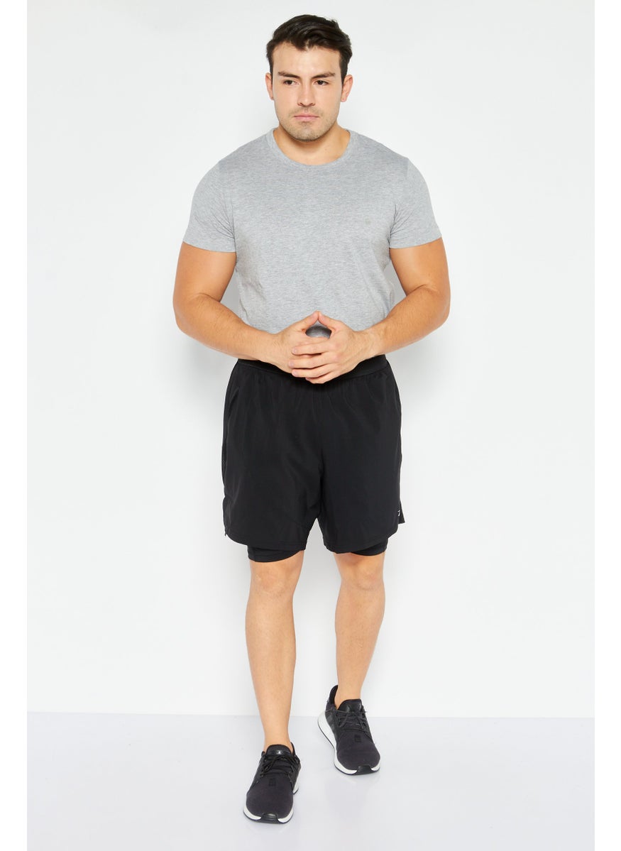 Reebok Men Sportswear Fit Training Short, Black  - Image 4