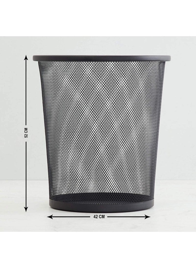 Portible Portible Metal Mesh Big Size Dustbin for Room for Kids Waste Paper Basket Pack of 1  - Image 3