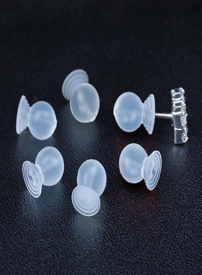 Melimarry Comfortable Impenetrable Soft Earring Backs, Medical Grade TPE Material, Comfort Fit for Pierced Ears, 50 Pieces - Image 2