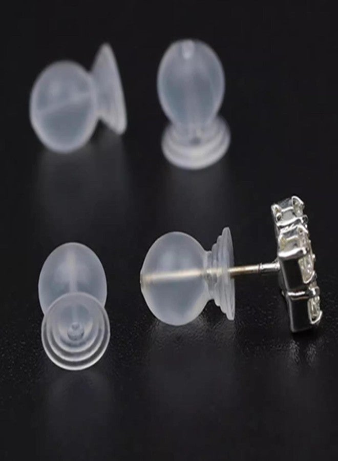 Melimarry Comfortable Impenetrable Soft Earring Backs, Medical Grade TPE Material, Comfort Fit for Pierced Ears, 50 Pieces - Image 4