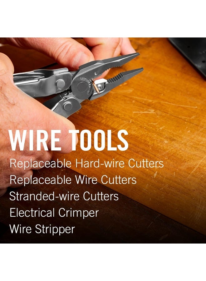 LEATHERMAN, Super Tool 300 Multitool with Premium Replaceable Wire Cutters and Saw, Stainless Steel with Nylon Sheath - Image 5