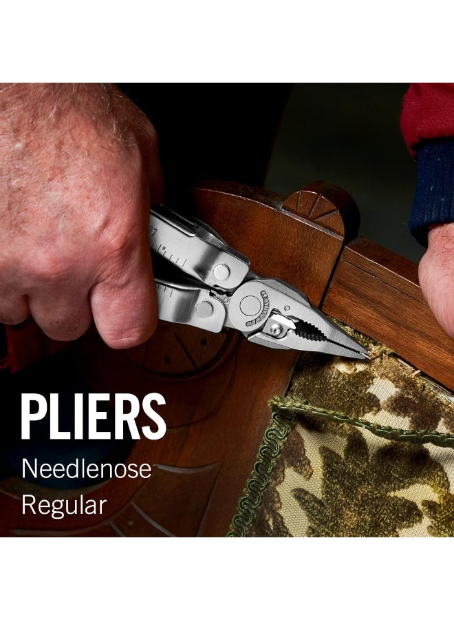 LEATHERMAN, Super Tool 300 Multitool with Premium Replaceable Wire Cutters and Saw, Stainless Steel with Nylon Sheath - Image 3