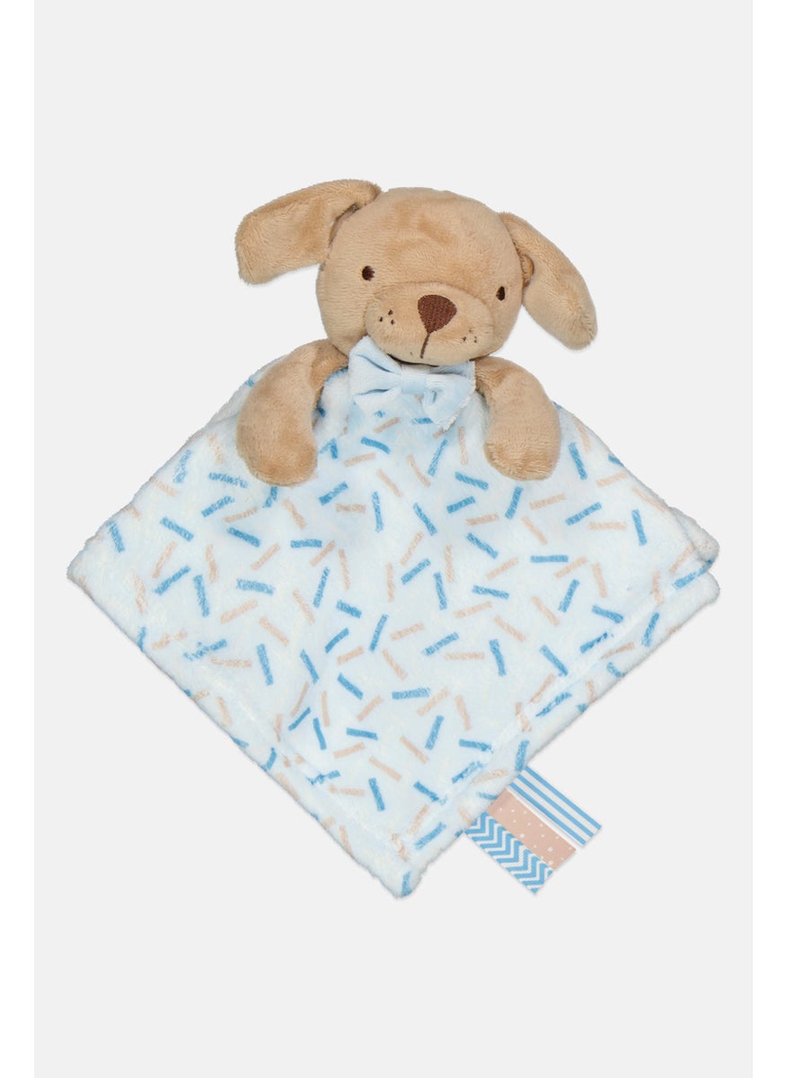 Snuggle Tots Toddlers Boy Dog Plush Blanket With Taggie, Multicolor  - Image 1