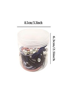 HONBAY Fashion Hair Accessories 12Pcs Korean Cute Elastic Hair Ties Pearl Hair Bands Bowknot Hair Ropes Ponytail Holders (Mixed Colors)  - Image 2