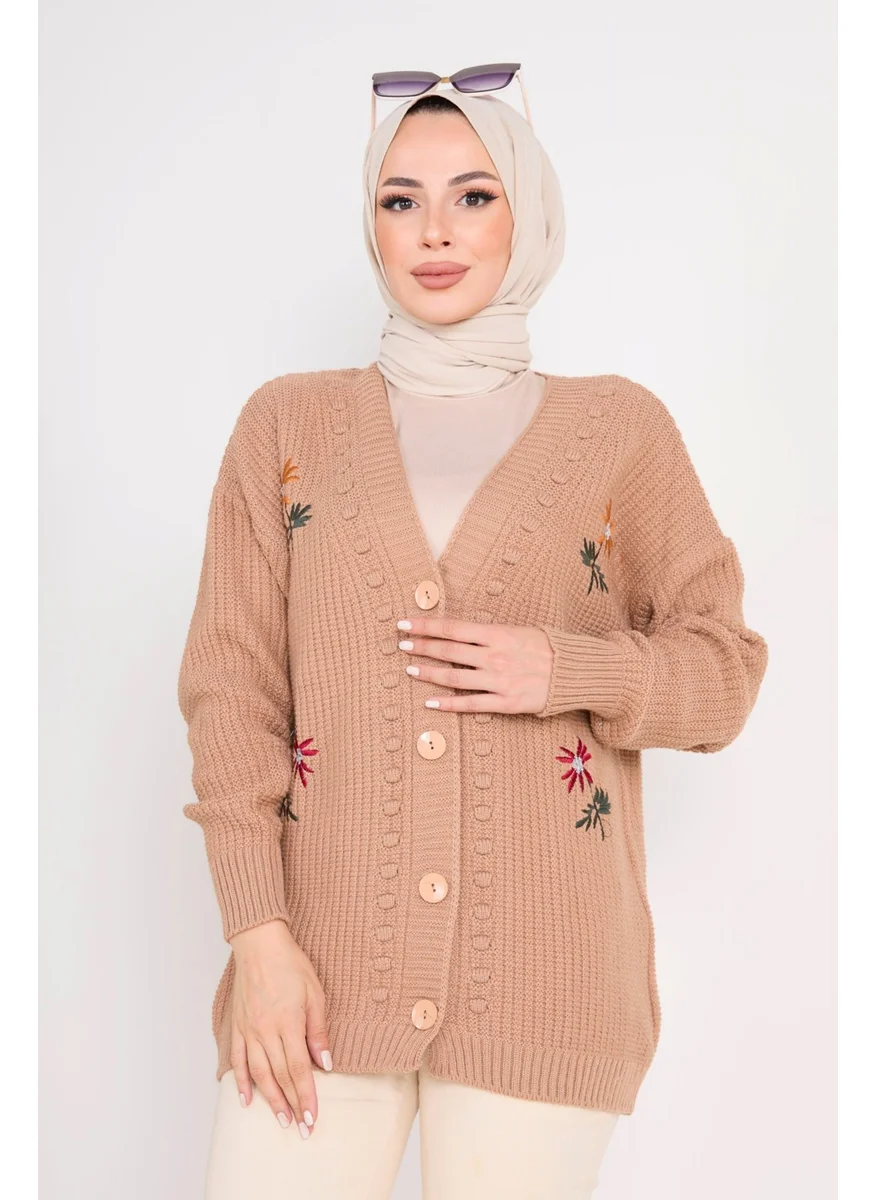 Tofisa 23088-MINK Knitwear Cardigan