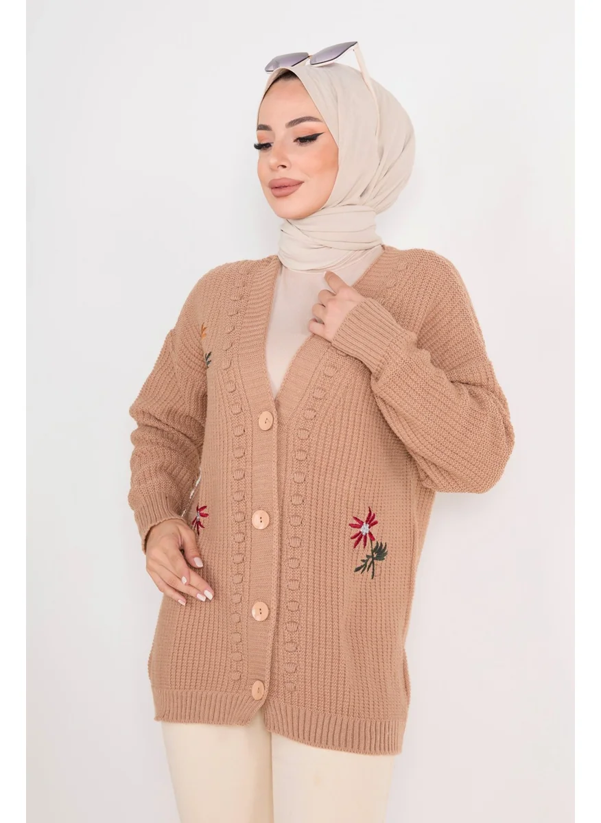 Tofisa 23088-MINK Knitwear Cardigan