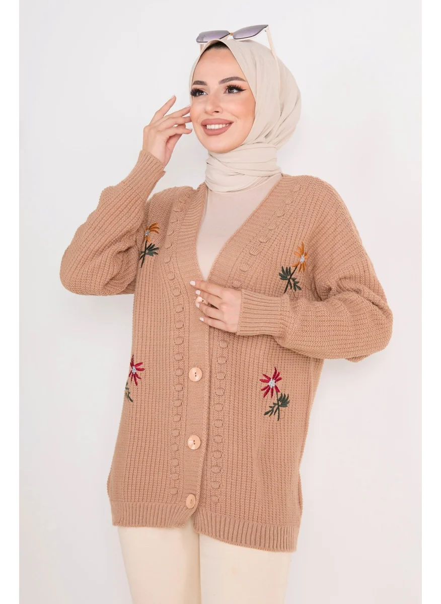 Tofisa 23088-MINK Knitwear Cardigan