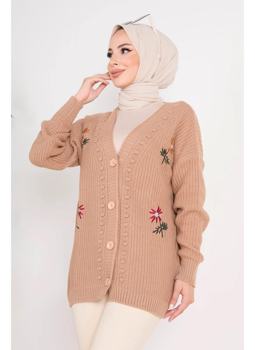 Tofisa 23088-MINK Knitwear Cardigan