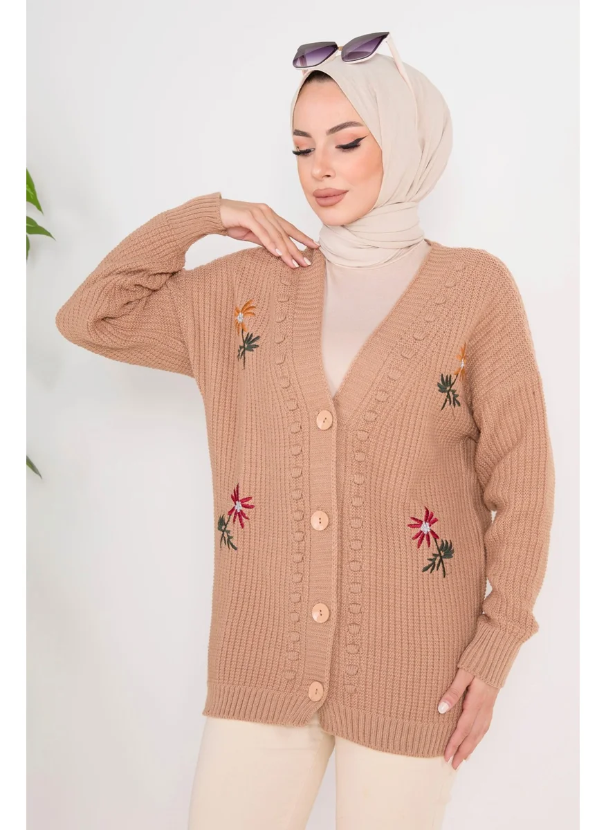 Tofisa 23088-MINK Knitwear Cardigan