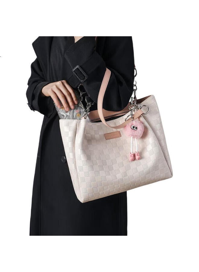 Viney Cowhide Tote Bag Large Capacity Casual Shoulder Bag Birthday Gift For Women Festival - Image 3