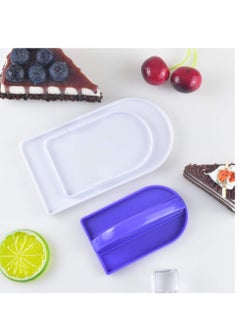 Fondant Icing Smoother Polisher for Cake Decoration Sugarcraft Scraper Paddle Tool  Trowel Pastry Tools Fondant Smoothing Tool Fondant Scraper bu ttercream Frosting Smoother Purple 2 PCS