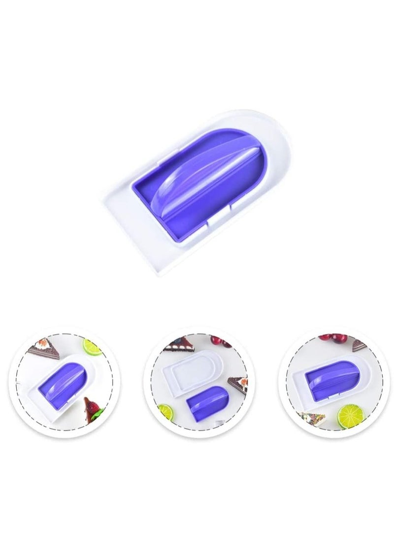 SYOSI - Fondant Icing Smoother Polisher for Cake Decoration Sugarcraft Scraper Paddle Tool  Trowel Pastry Tools Fondant Smoothing Tool Fondant Scraper bu ttercream Frosting Smoother Purple 2 PCS - Image 1