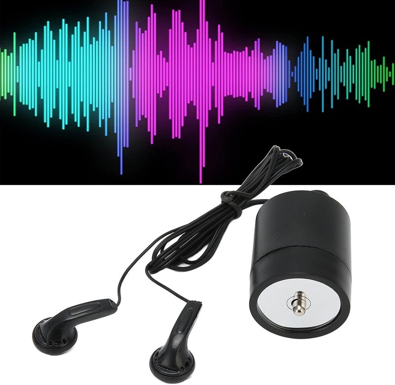Sound Amplifier, Wall Microphone High Strength Voice Listen Detector Audio Ear Listening Device for Pipe Water Oil Leakage Through Wall Door Voice Tool - Image 2