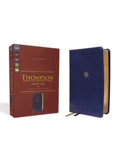 NKJV, Thompson Chain-Reference Bible, Handy Size, Leathersoft, Navy, Red Letter, Comfort Print  - Image 1