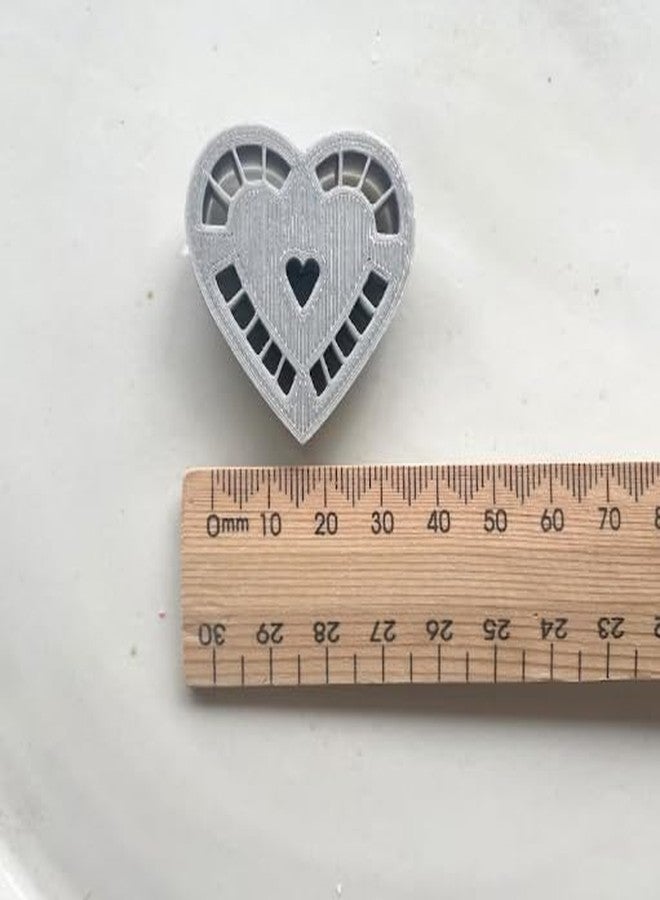A1 3D Prints مجموعة أدوات صنع أقراط من طين البوليمر بتقنية الطباعة ثلاثية الأبعاد A1، أداة تشكيل بارزة، أدوات صنع أقراط من الطين، أدوات يدوية، مجموعة من 4 تصاميم [بنفس الحجم] - Image 3