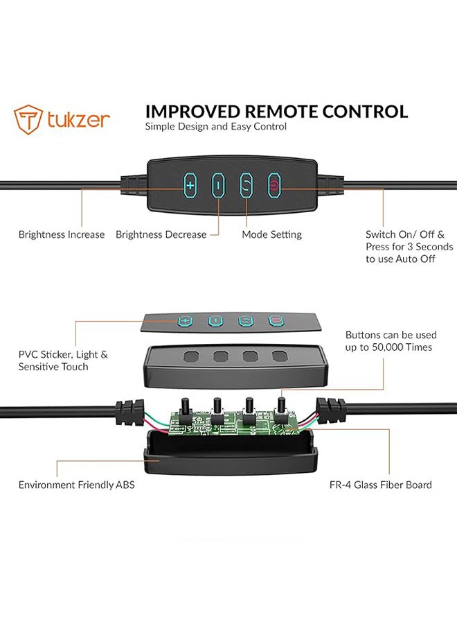 tuKZer Renewed -TZ-RL2 3.5" LED Selfie Ring Light  - Image 5