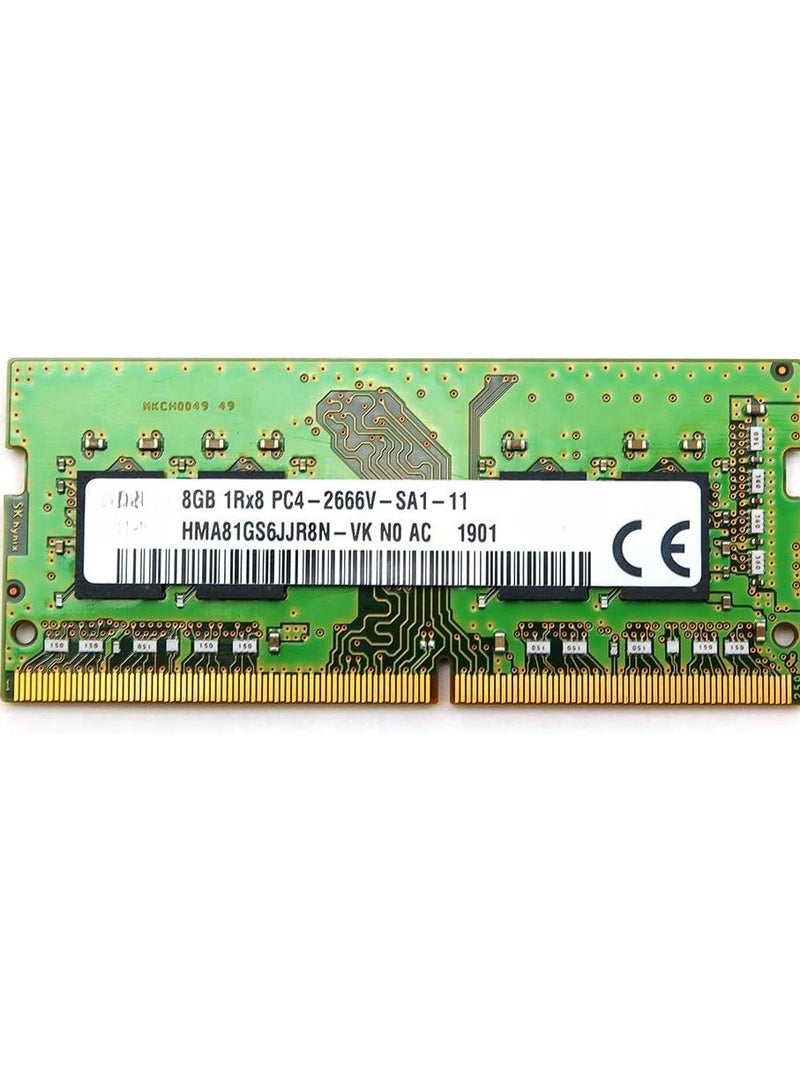 رام لابتوب 8 جيجا DDR4 بسرعة 2666 ميجاهرتز نوع 1Rx8 SO-DIMM