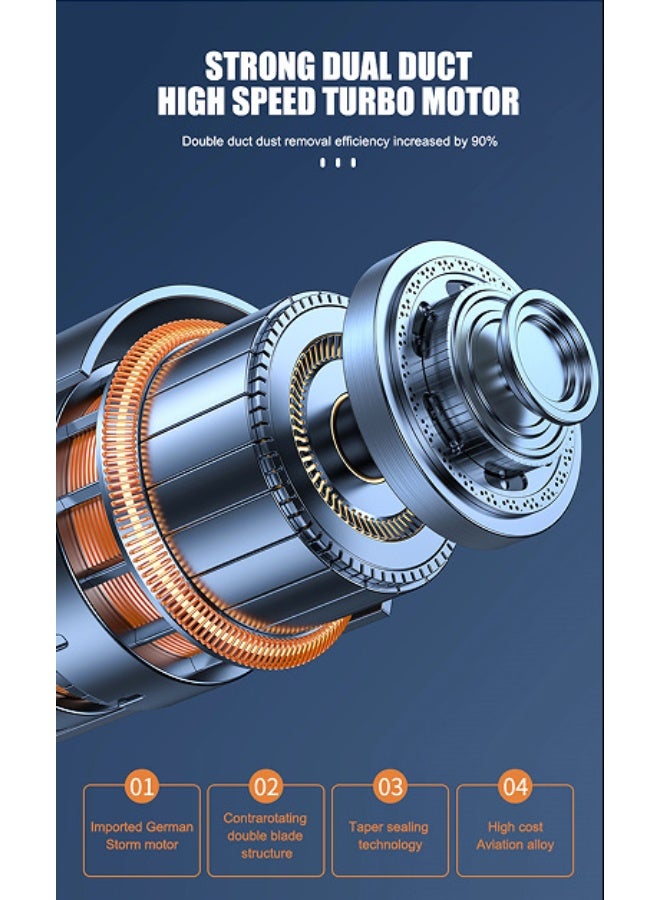 Wireless Portable Car Vacuum Cleaner - Handheld for Home and Car Use - Image 5