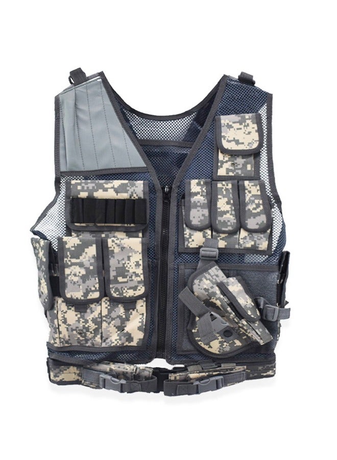 Arabest Vest Lightweight Breathable Polyester Combat-Vest Outdoor Training Vest Adjustable for Adults CS/Hunting/Training - Image 1