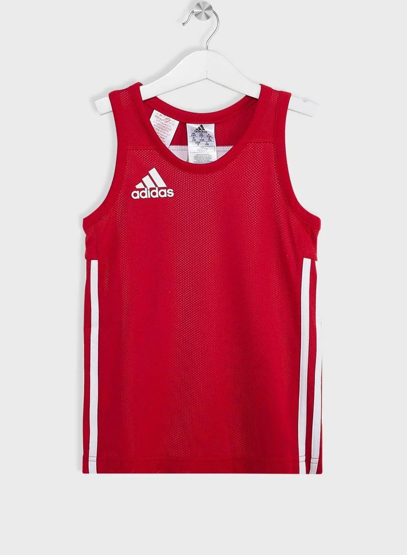 adidas قمصان يوث ريف جونيورز الحمراء الأصلية للأطفال