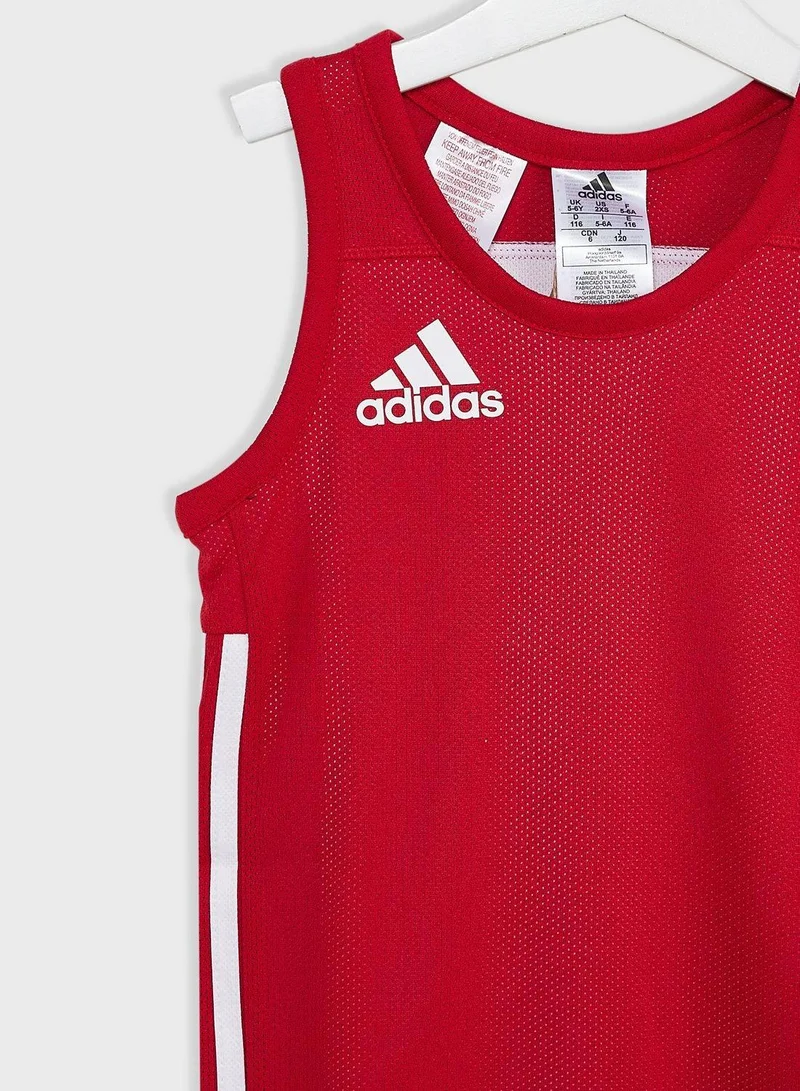 adidas قمصان يوث ريف جونيورز الحمراء الأصلية للأطفال