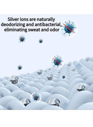 4 قطع قفازات أصابع للألعاب المحمولة من القماش، مصنوعة من مادة رقيقة للغاية، مع ألياف فضية عديمة التلامس، قابلة للتنفس، تناسب شاشات اللمس، تحتوي على علبة تخزين، باللون الأبيض. - view 4