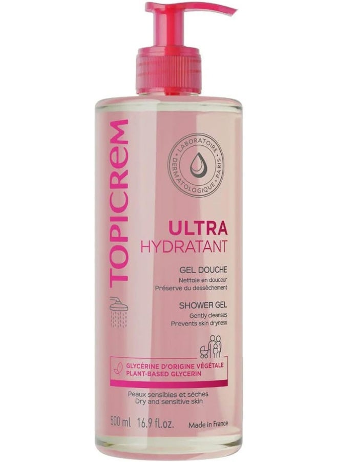 Topicrem Essentials Gentle Cleansing Gel Body & Hair 500ml - Image 1