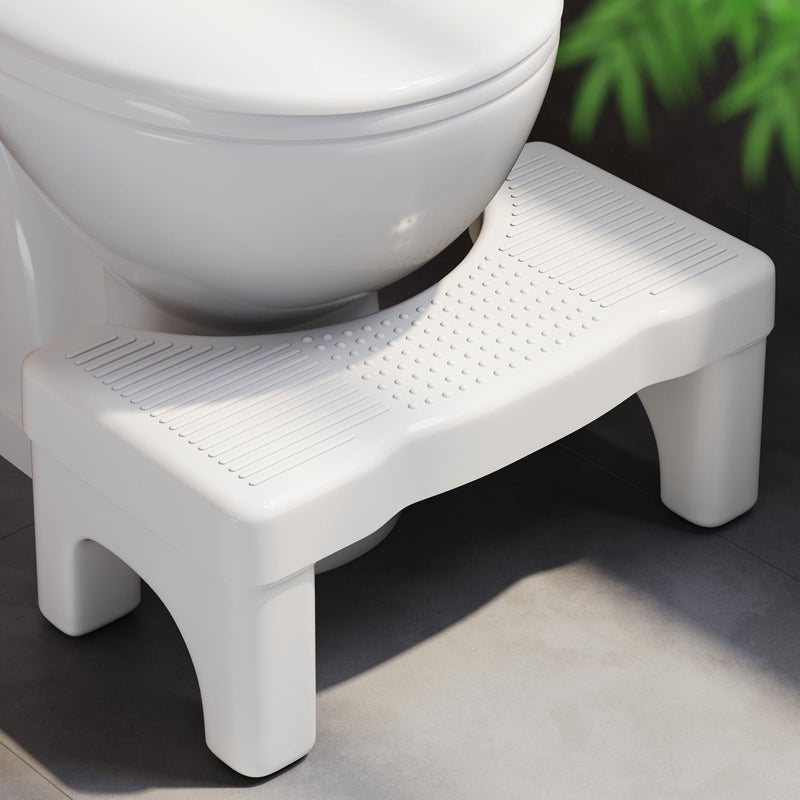 Premium Toilet Stool Squat for Adults NonSlip Squatting Poop Stool for Bathroom Portable Toilet Pooping Stool for AdultKids 7 Inch Potty Foot Step US Patented