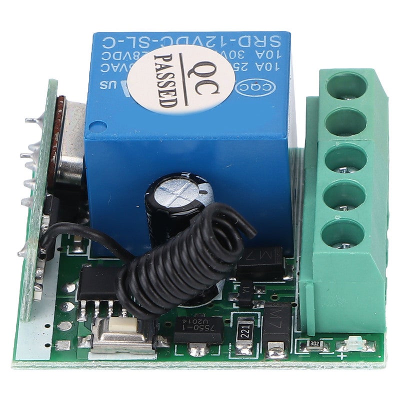 Remote Control Switch: DC 12V 1 Channel Relay, Independent Output Contact, Wireless Coding Technology - 10A Load Capacity, 3 Working Modes for Electric Door Window, Industrial Control, Lifting Equipme - Image 5