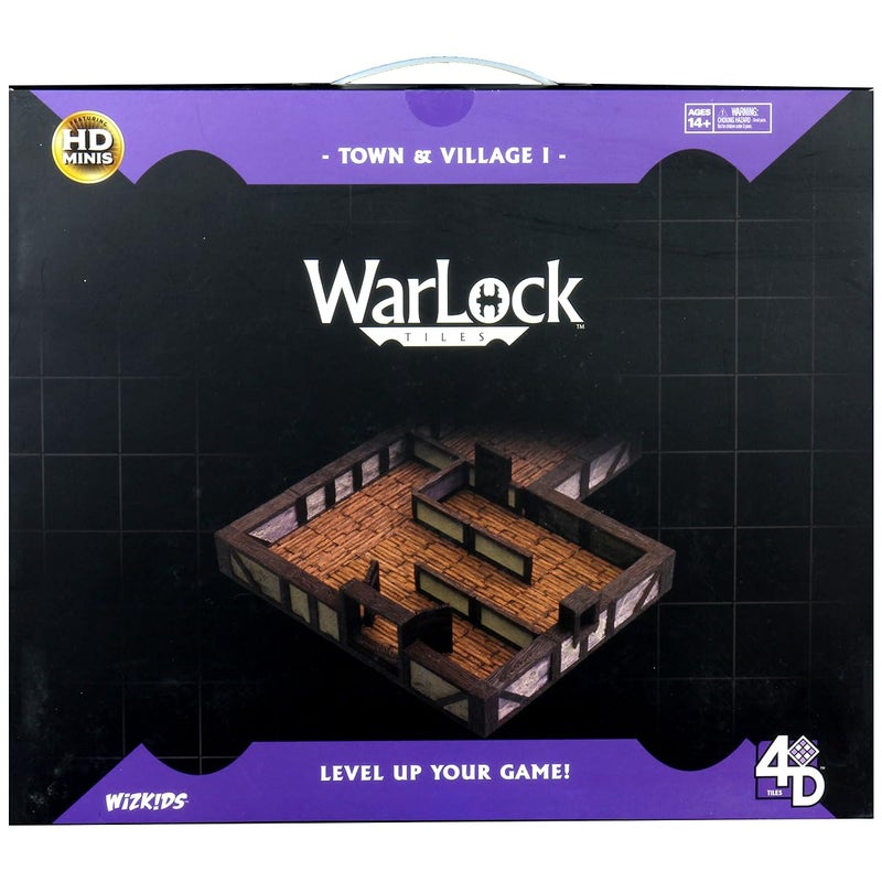 WizKids Warlock Tiles: Base Set â€“ Town & Village - Image 1
