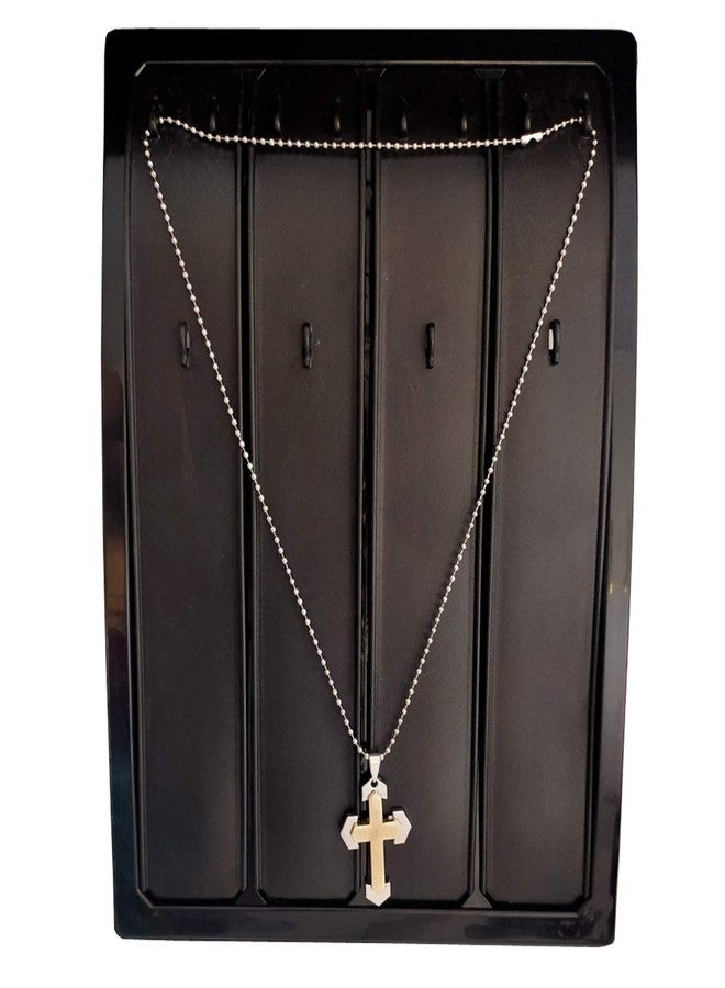 Sullery Christmas Gift Lord Holy Jesus Christ Crucifix Cross Locket Gold Stainless Steel 01 Necklace Pendant for Men and Women - Image 3