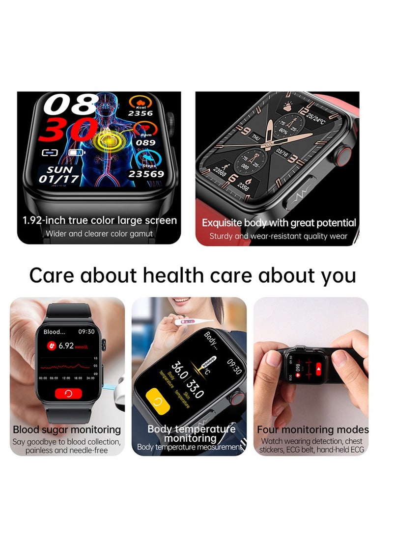 AROAQ Smart Watch, Fitness Tracker With Heart Rate Monitor, Blue Silicon Multifunctional Smart Watch, Waterproof Activity Tracker For Android And Ios Phones - Image 2