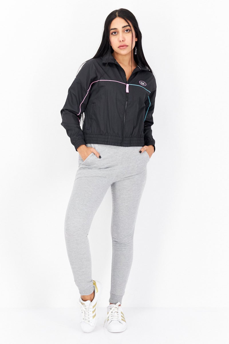 PUMA جاكيت تدريب رياضي للنساء، مجموعة سوداء - Image 3