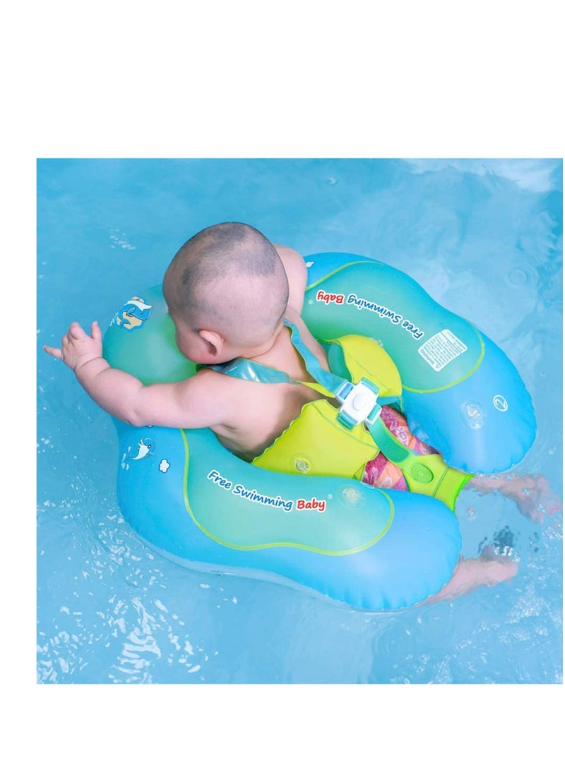 Baby Inflatable Swimming Float Ring Children Waist Floats Pool Toys Accessories Toddler Swim for The Age of 3-36 Months L - Image 1