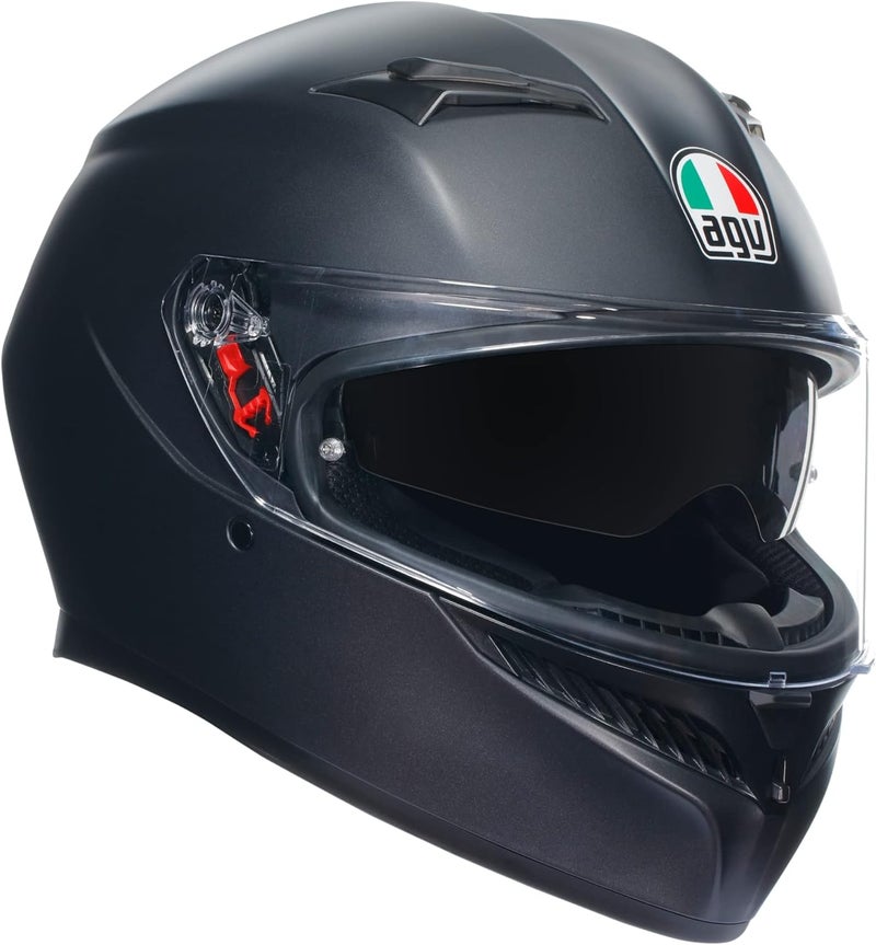 AGV K3 ECE 22-06 Mono Full-Face Motorcycle Helmet with Sun Visor - Image 1