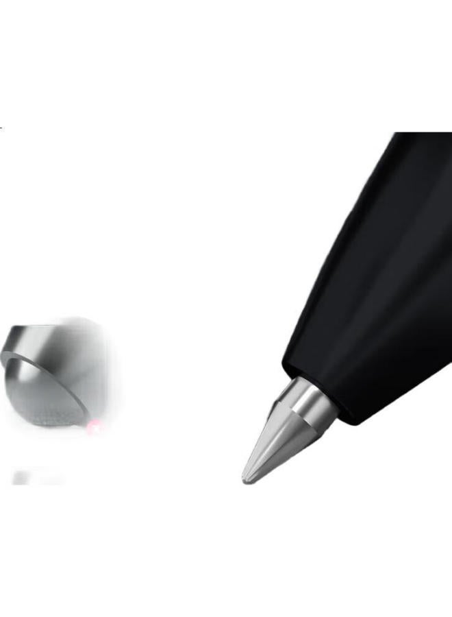 Deli S08 Upgraded Black Gold Edition, Large Capacity Curved Retractable Gel Pen, Office Pen, 0.5Mm Bullet Tip, Black, 10 Pens/Box, S08Pro-10 - Image 2