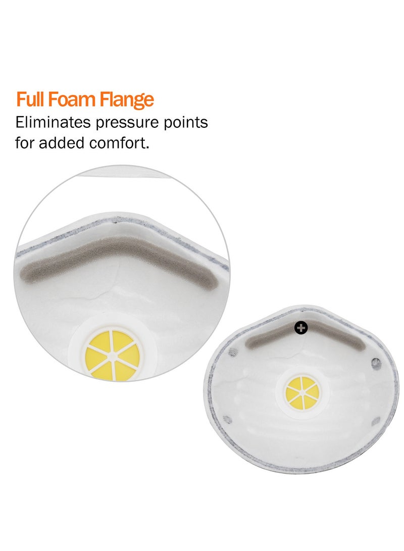 KSEIBI Particulate Respirator Mask with Valve, FFP2, Fabric, For High-Efficiency Filtration, Provides Protection Against Dust Generated During Cutting, Grinding, Drilling, Woodworking, And Demolition Activities. - Image 3