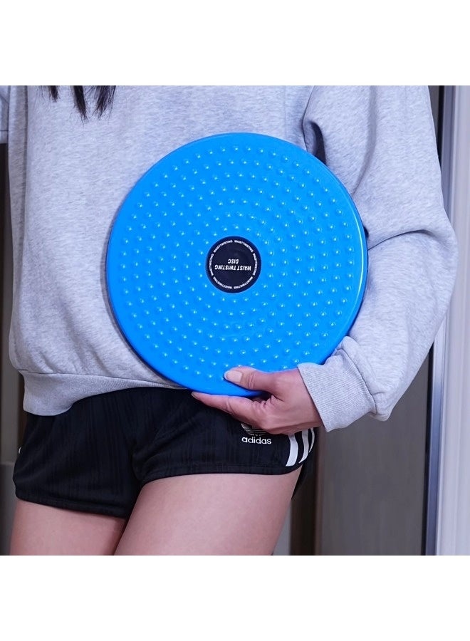 شيبشيب لوح التواء عضلات البطن الأساسية - سطح تدليك القدم المضاد للانزلاق مع جزيئات - لوح التواء لتنسيق الخصر - قرص تمارين لتنحيف الخصر، قرص دوران لتمارين عضلات البطن والخصر - Image 5