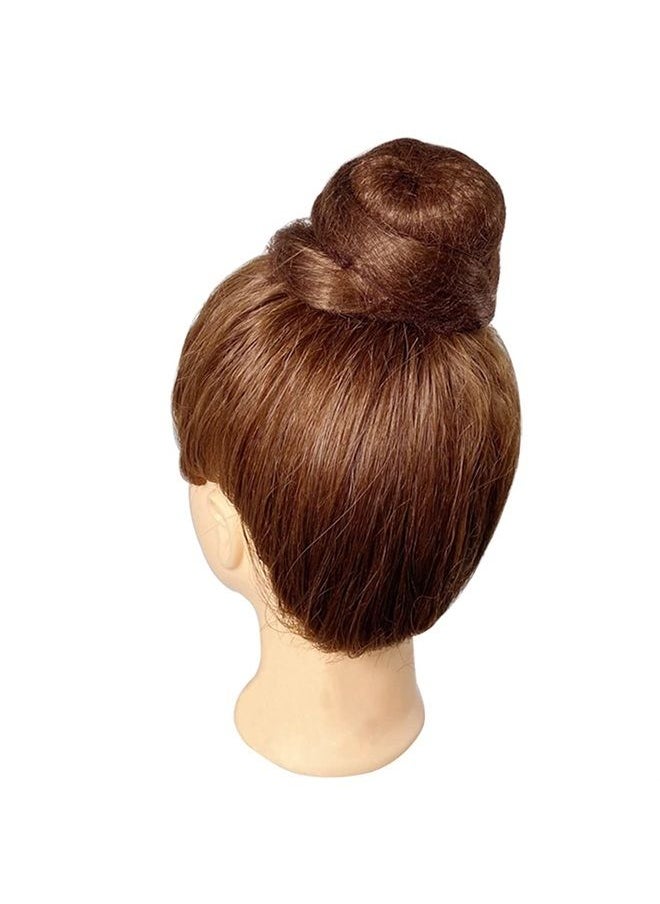 Polly Online 50PCS Hair Nets Invisible Elastic Edge Mesh Bun Hair Nets for Ballet Dance 20" Brown  - Image 5