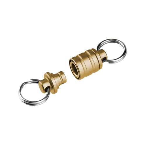 OKNIFE Otacle R1 Brass Magnetic Keychain Connector, Esay Detachable Key Ring, Quick Release EDC Accessory for Outdoor - Image 1